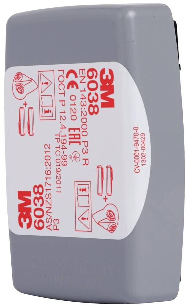 3M 6035 P3 R Solo Gaz Maskesi Partikül Filtresi - İş Güvenliği