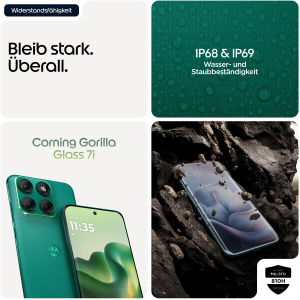 Motorola Edge 70 Fusion (5200 mAh) PANTONE Sporting Green, Bild 8