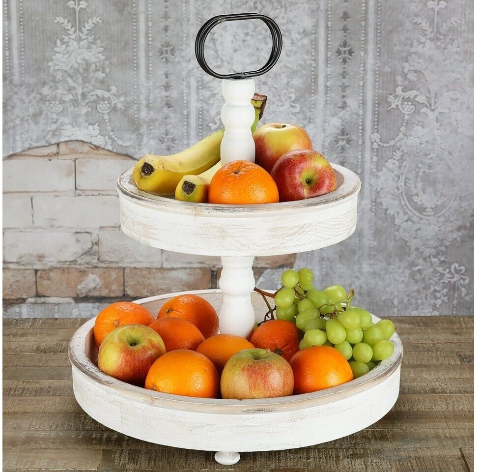 Mucola Etagere 2-stöckig, Servierständer, weiß, Vintage ab 27,80 € (Oktober 2026)