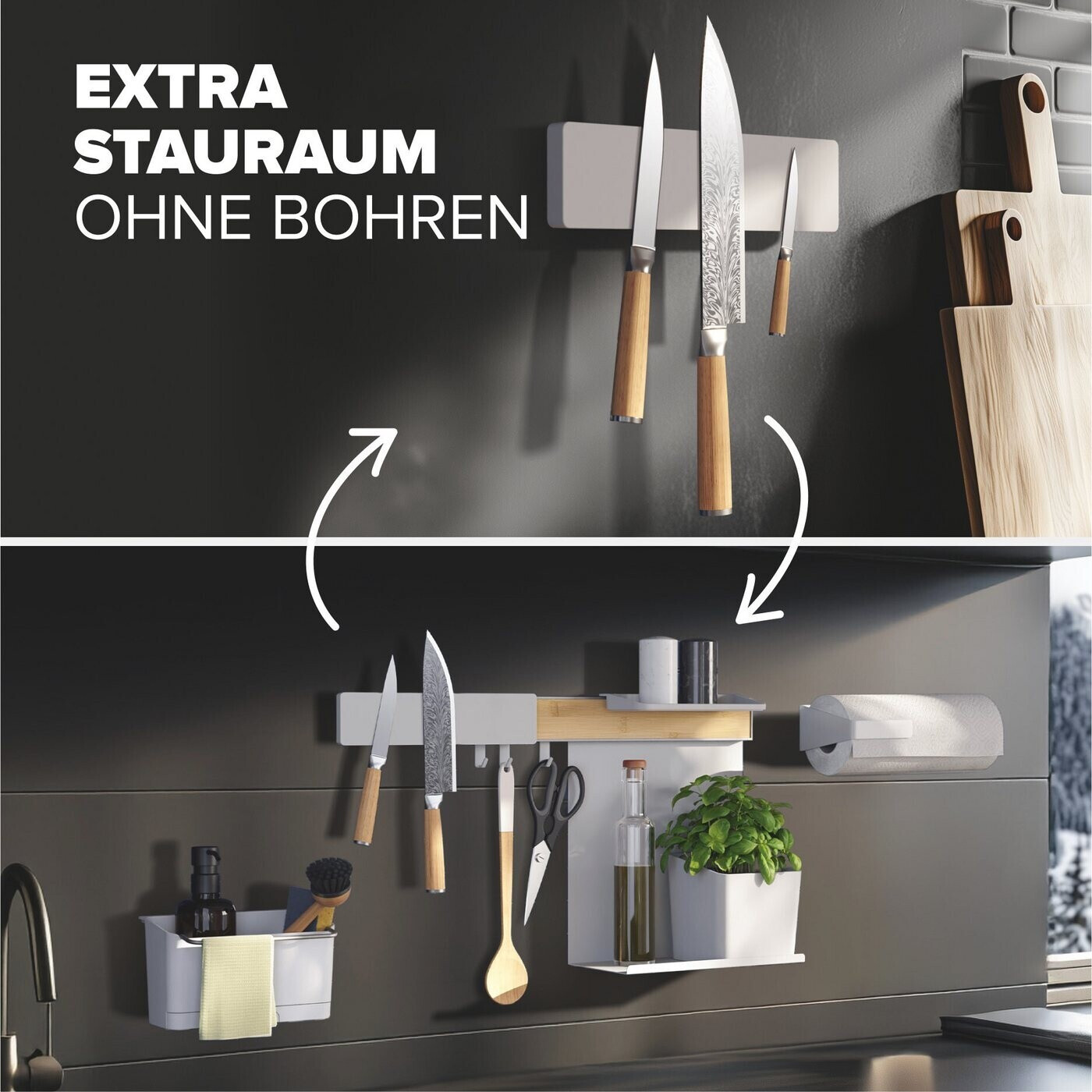 tesa Messer-Magnetleiste selbstklebend, Kunststoff, weiß (70047-00000-01) ab 22,00 € (Oktober 2026)