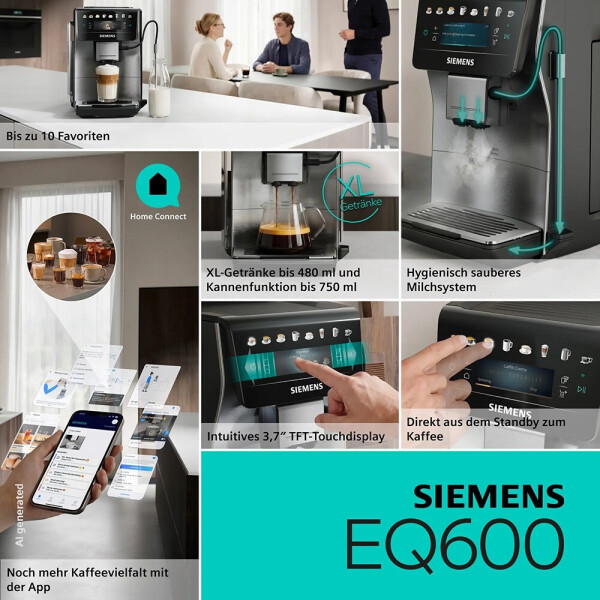 Siemens EQ600 iAroma TP6X3B08, Bild 3