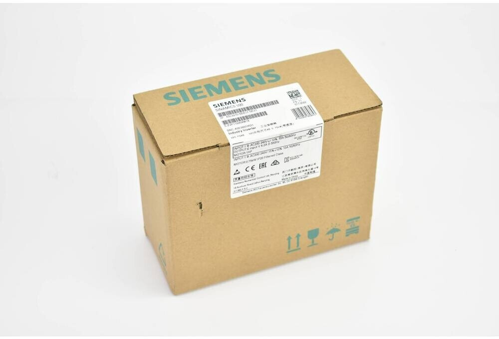 Siemens Basisumrichter 6SL3210-5BB17-5UV1 0.75kW 200 V, 240V | » Freue dich auf