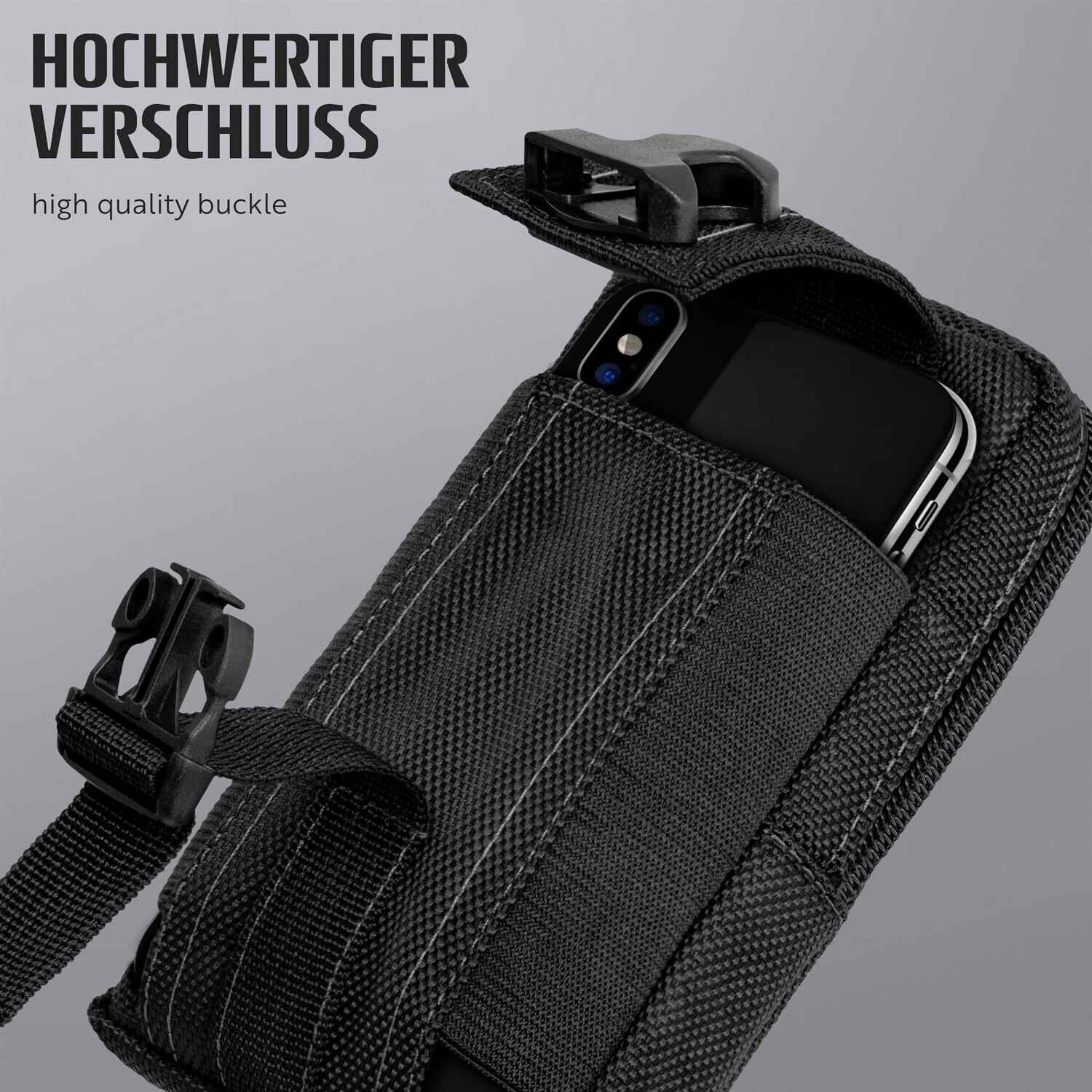 Blackview BV4900/4900 Pro Hoesje – Flip Wallet Van Leer Met Kaarthouder En Standaard (rood)