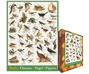 1000 Teile Birds Jigsaw Puzzel Albatros Adler Papagei NEU WWF Puzzle Vögel 