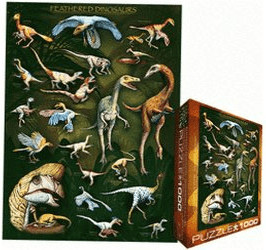 Eurographics Puzzles Dinosaures à plumes