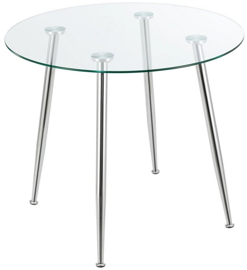 en.casa Humppila Glastisch rund, Chrom, 80x75cm ab 94,99 € (Oktober 2026)