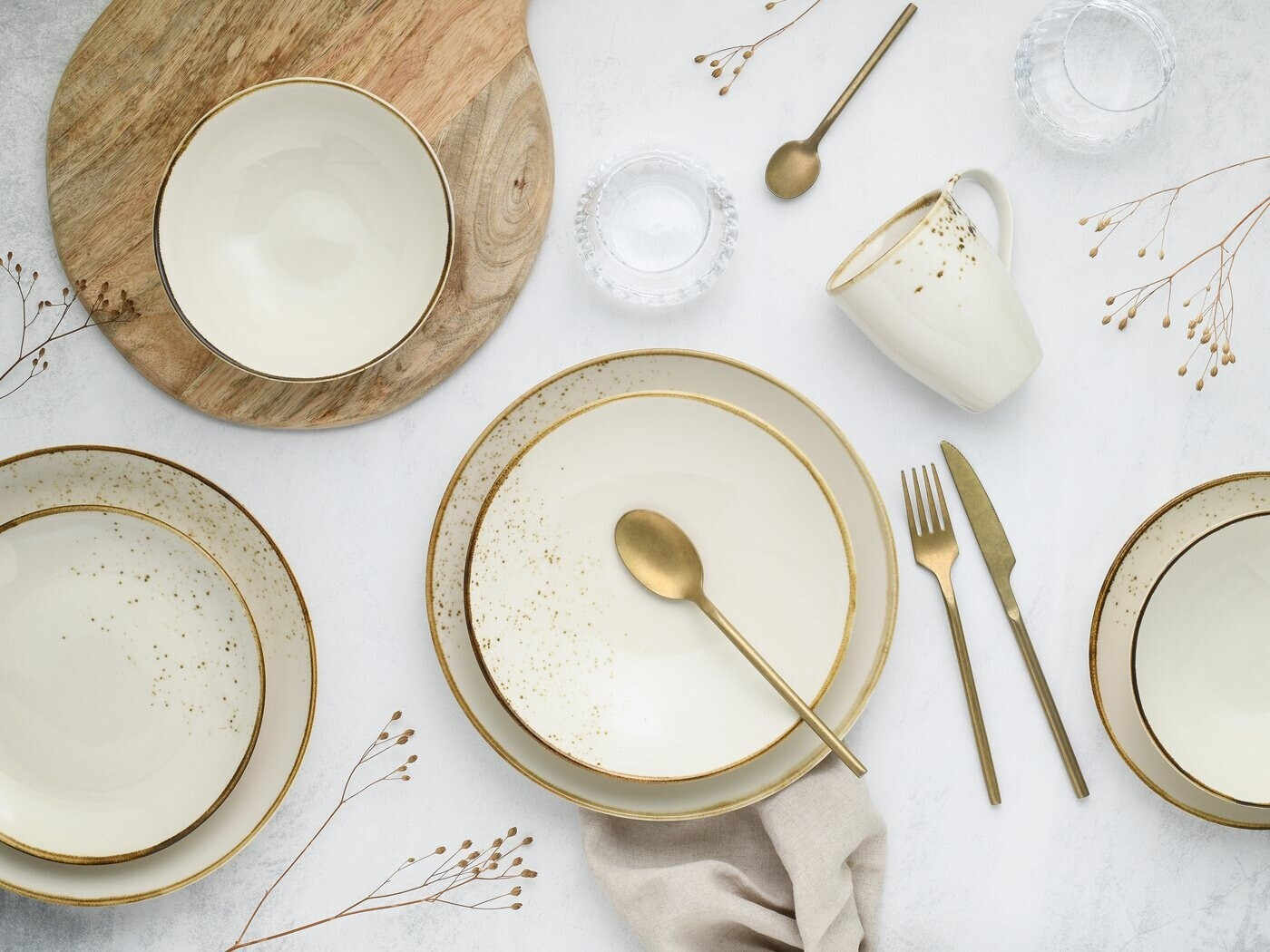 CreaTable Nature Collection Kombiservice 20-tlg., creme, Steinzeug (84655348-0) ab 94,90 € (Oktober 2026)