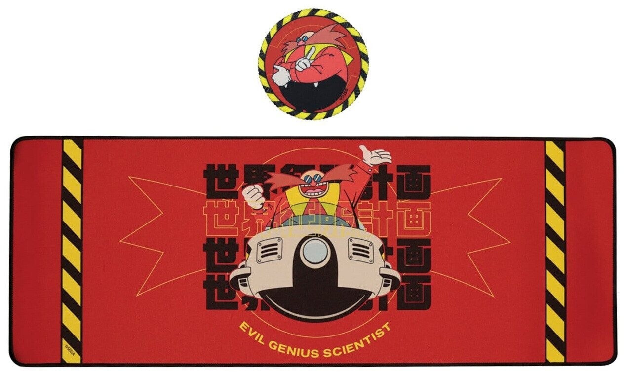 Hard Mouse Mat Razer Fanattik Sonic The Hedgehog Dr. Eggman Schreibtischunterlage ...