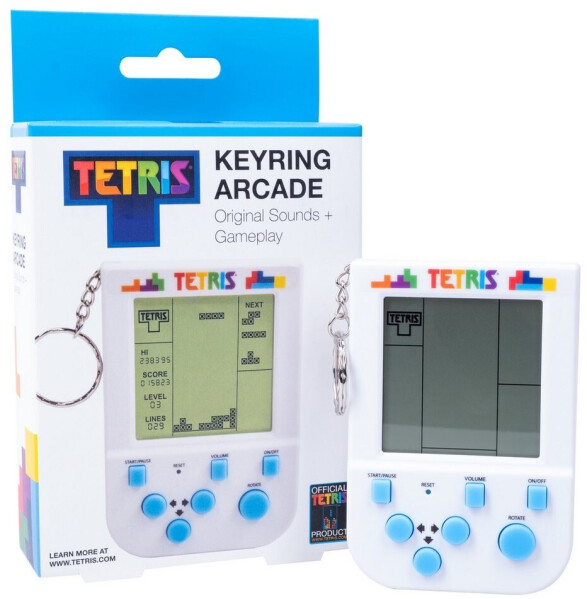 Fizz Creations Tetris Mini Retro Handheld-Videospiel Schlüsselanhänger (320128), Bild 5