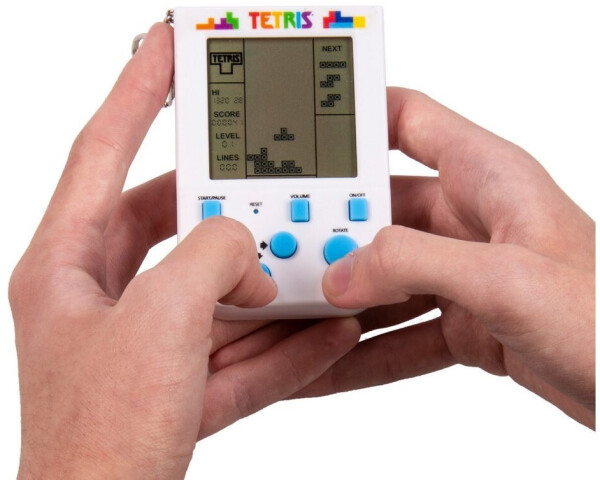 Fizz Creations Tetris Mini Retro Handheld-Videospiel Schlüsselanhänger (320128), Bild 6