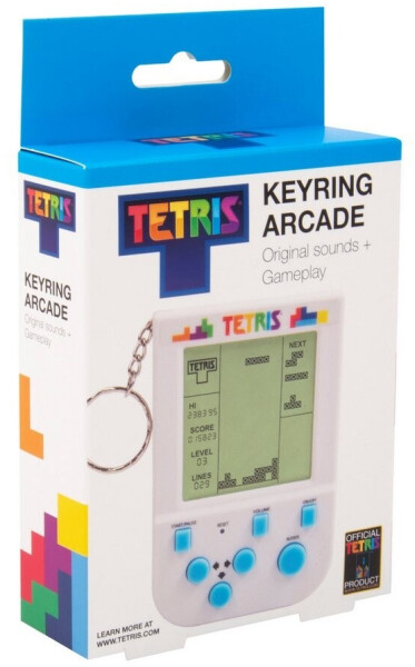Fizz Creations Tetris Mini Retro Handheld-Videospiel Schlüsselanhänger (320128), Bild 8