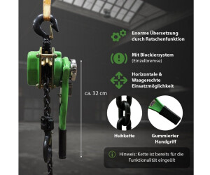 Ratschenzug Kettenzug Hebelzug – 1000 Bis 3000 Kg Produktbild-Vorschau 2