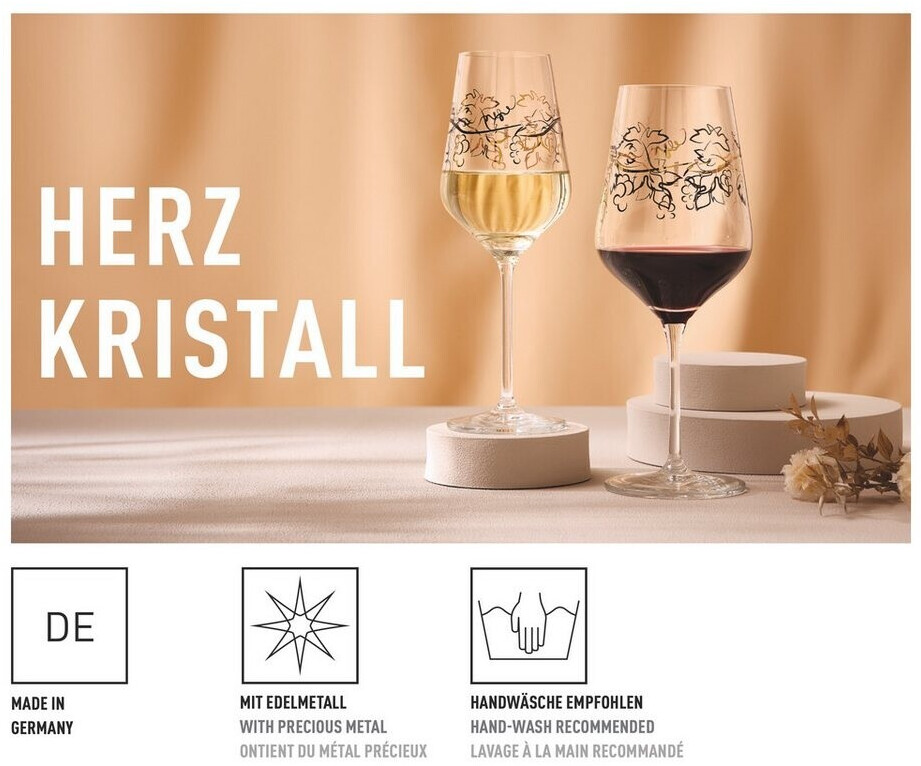 Ritzenhoff Herzkristall Weißweinglas 012, Kristallglas, 380ml (3011012) ab 19,75 € (Oktober 2026)