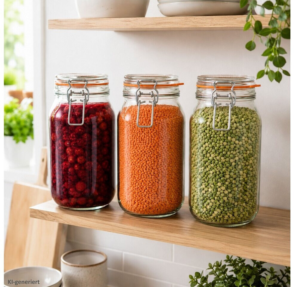 MamboCat Odin Einmachglas 1,5L Bügelverschluss, 12er-Set ab 44,99 € (Oktober 2026)