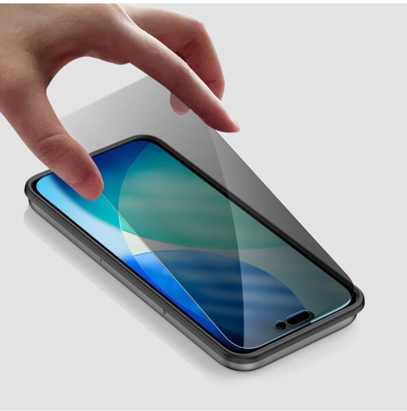 4smarts Second Glass Privacy Displayschutz mit Montagerahmen für iPhone 17 Pro (541574), Bild 5