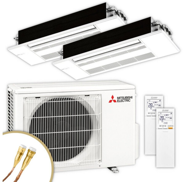 Mitsubishi Electric Multisplit-Klimaanlage MXZ-2F53VF4 + 2 x MLZ-KP35VG