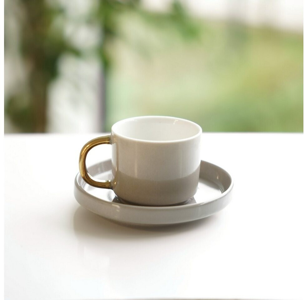 Mulex Mokkatassen-Set 12-tlg. Porzellan taupe/gold 90ml (MX-105RG) ab 33,20 € (Oktober 2026)