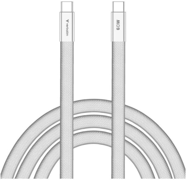 Verbatim Sync & Charge USB-C auf USB-C Kabel 60W 1,2m weiß (30274)