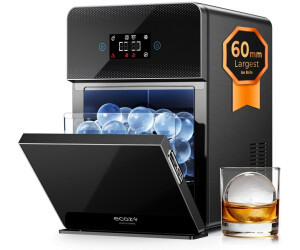 Ecozy Eiswürfelmaschine für kristallklare Eiskugeln - 3 Eiskugeln in 45 Min ab 369,99 € (Oktober 2026)