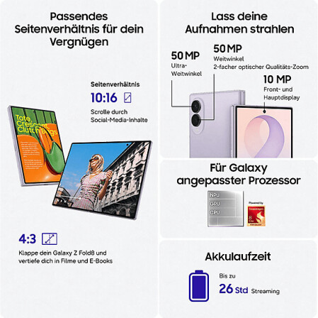 Samsung Galaxy Z Fold8 256GB Lavender, Bild 19