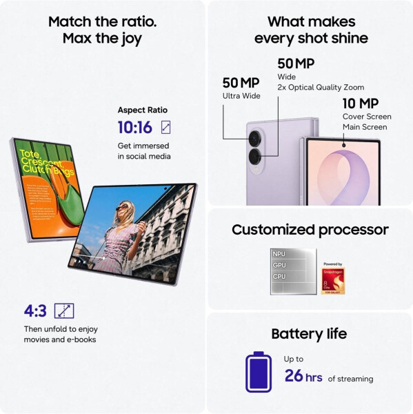 Samsung Galaxy Z Fold8 1TB Cream, Bild 7