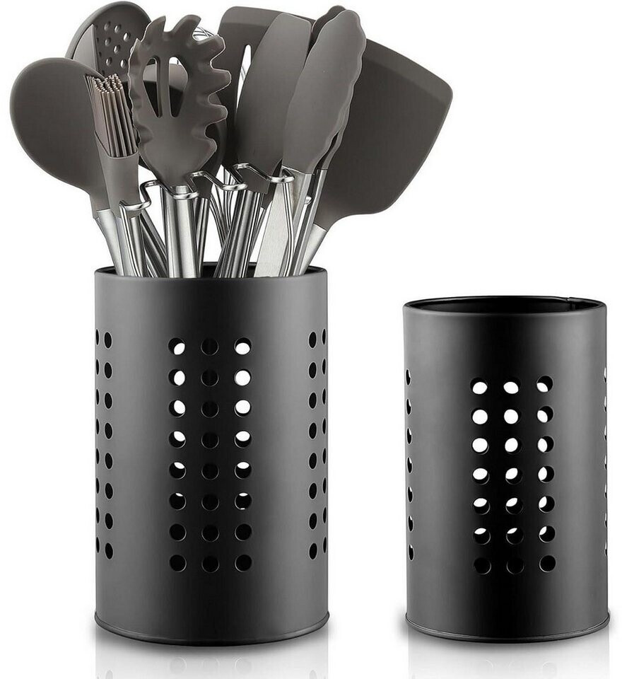 LuxusKollektion Berglander Küchenutensilienhalter Edelstahl schwarz 2er-Set Bauernhausstil ab 42,99 € (Oktober 2026)