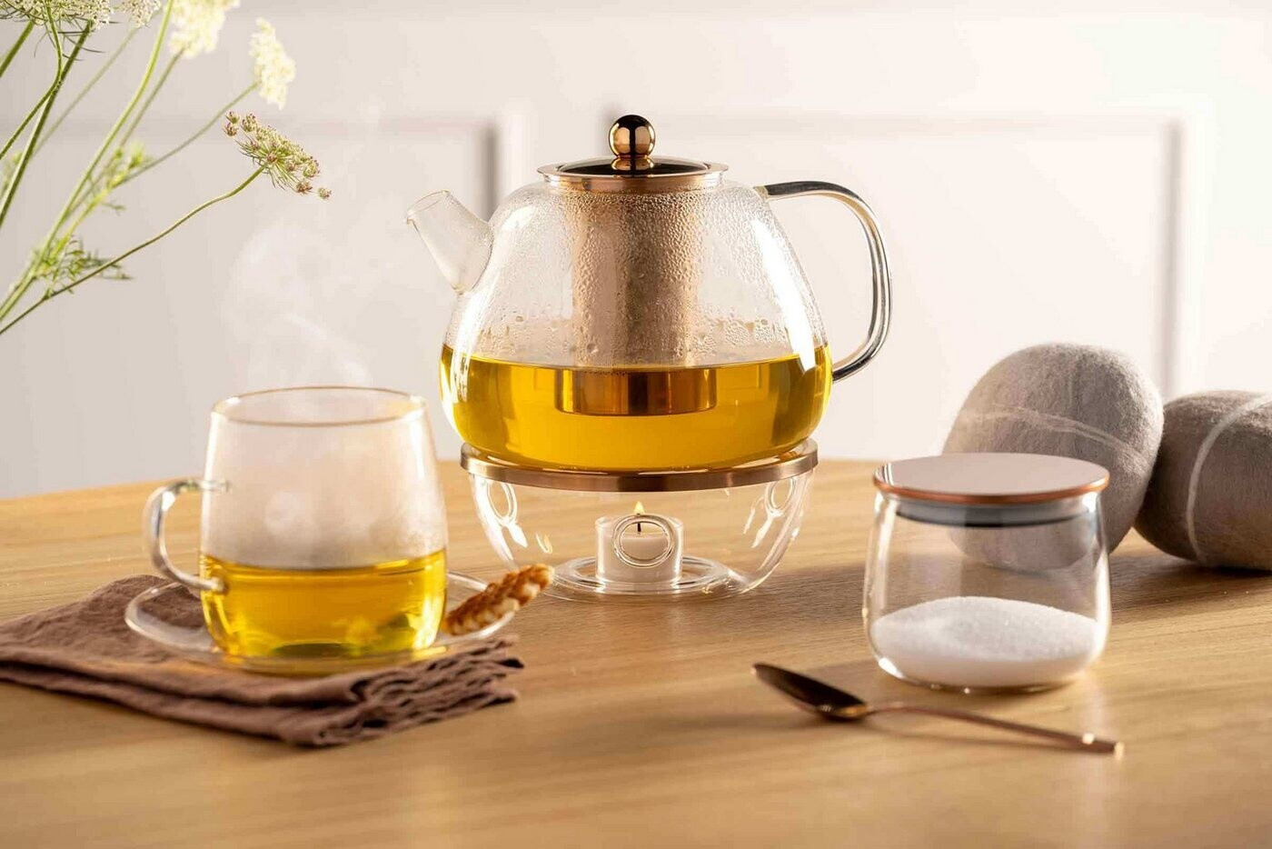Leonardo Tè Per Te Teekanne mit Stövchen, Glas, transparent, 1,5L ab 61,95 € (Oktober 2026)