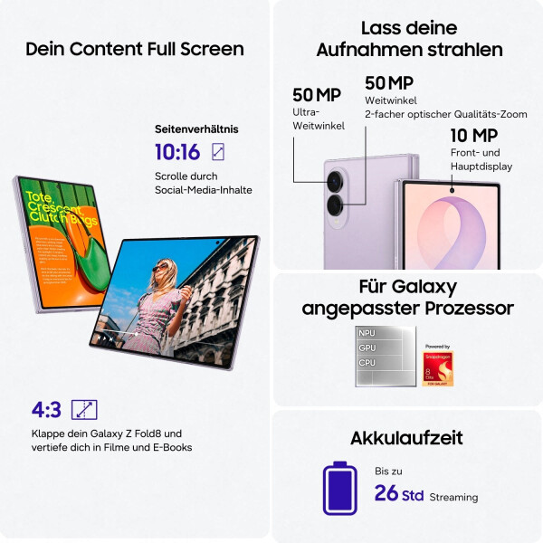 Samsung Galaxy Z Fold8 Ultra 256GB Cream, Bild 9