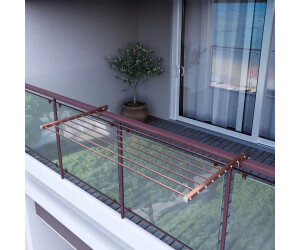 Foxydry Balkon-Wäscheständer, klappbar, für Geländer, 62cm, wetterfest ab 79,70 € (Oktober 2026)
