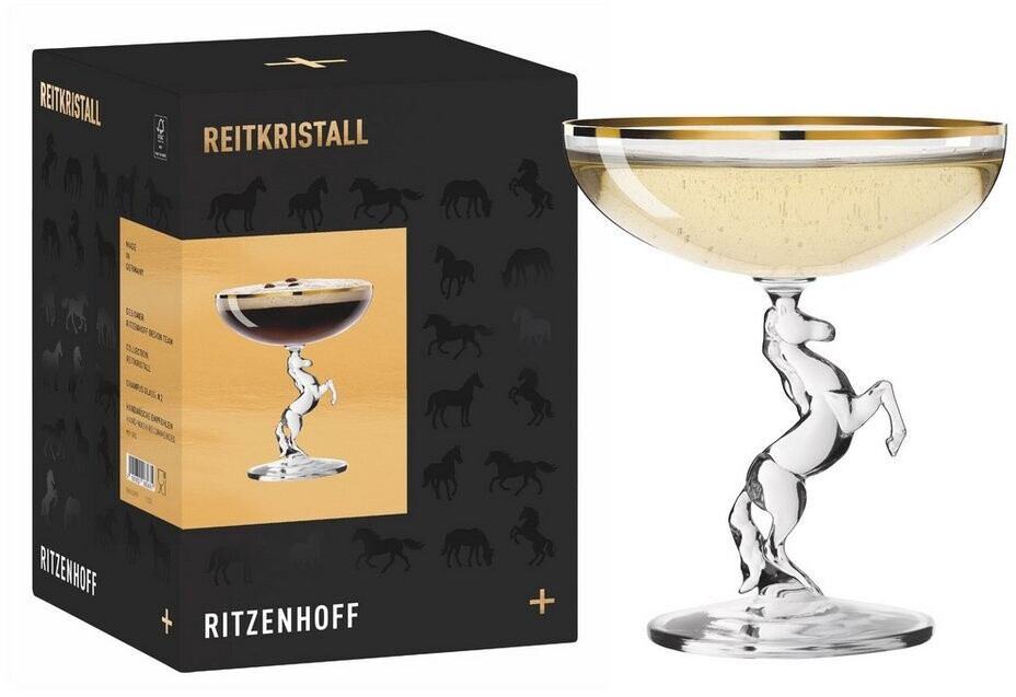 Ritzenhoff Reitkristall Sektglas mit Goldrand 230ml (9011002) ab 35,36 € (Oktober 2026)