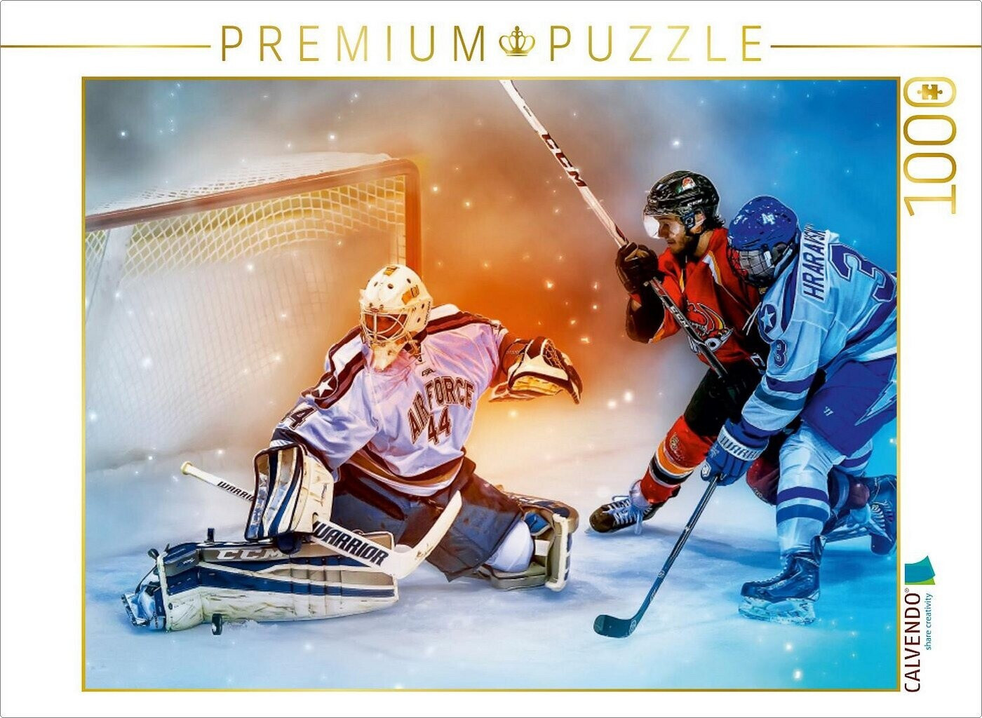CALVENDO Puzzle – Eishockey-Fight Als 1000-Teile Foto-Puzzle | 64x48 Cm | Premium-Qualität Aus Europa – Perfekt Für Fans Und Gemütliche Stunden