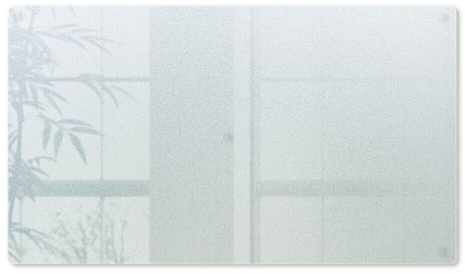 TMK ArtDeko Glas-Schneidebrett 52x30 Cm – Gehärtetes Sicherheitsglas, Hitzebeständig, Rutschfest, Hygienisch – Vielseitig Als Servierplatte & Untersetzer