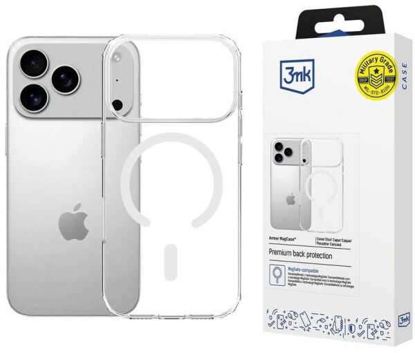 3mk Armor Clear MagCase Apple iPhone 17 Pro Transparent