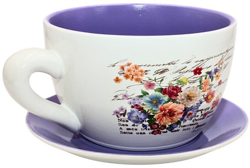 Dekohelden24 Blumentopf Keramik bunt 28x24x14cm (W-10039110) ab 24,95 € (Oktober 2026)