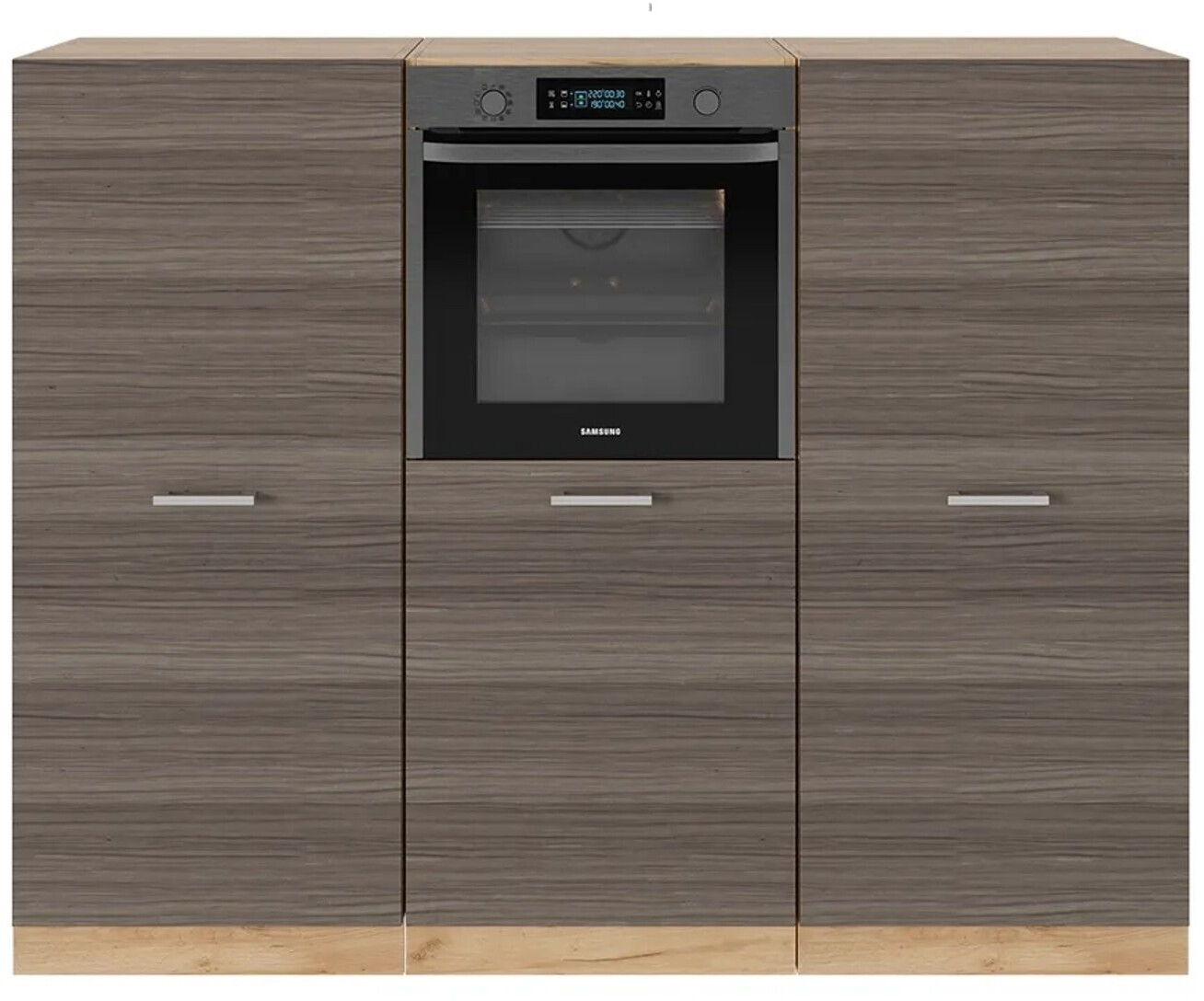 VICCO R-Line Küchenzeile 180cm ohne Arbeitsplatte, edelgrau/Goldkraft Eiche (53708) ab 654,90 € (Oktober 2026)