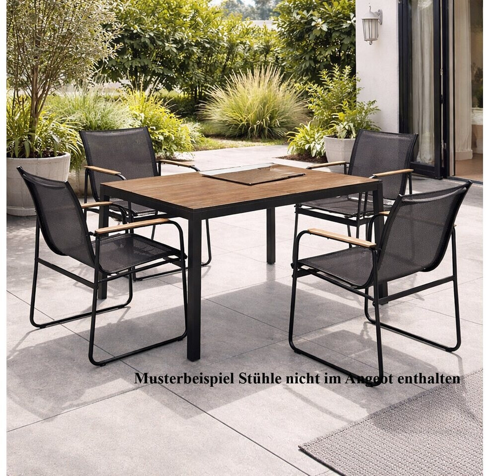 Mojawo Gartentisch Holzoptik 150x80cm (PSPC) ab 124,99 € (Oktober 2026)