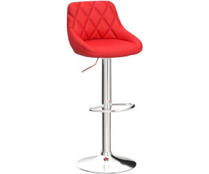 Barhocker 1er Barsessel Barstuhl gepolstert Kunstleder Lounge Schwarz BH23sz-1