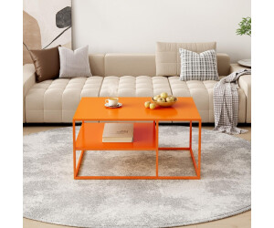 en.casa Couchtisch 'Solund' Stahl, orange, 90x60x45cm ab 77,99 € (Oktober 2026)