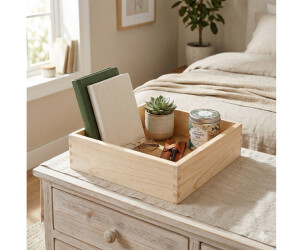 Creative Deco Holzkiste ohne Deckel, Kiefernholz, 30x30x9cm ab 14,95 € (Oktober 2026)
