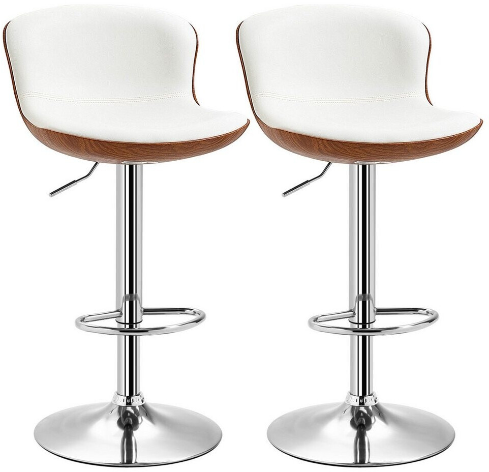 HOMCOM 2er-Set Barhocker, Küchenhocker mit