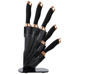 Cheffinger Messer-Set 6-tlg. mit drehbarem Messerblock, schwarz-gold ab 26,95 € (Oktober 2026)