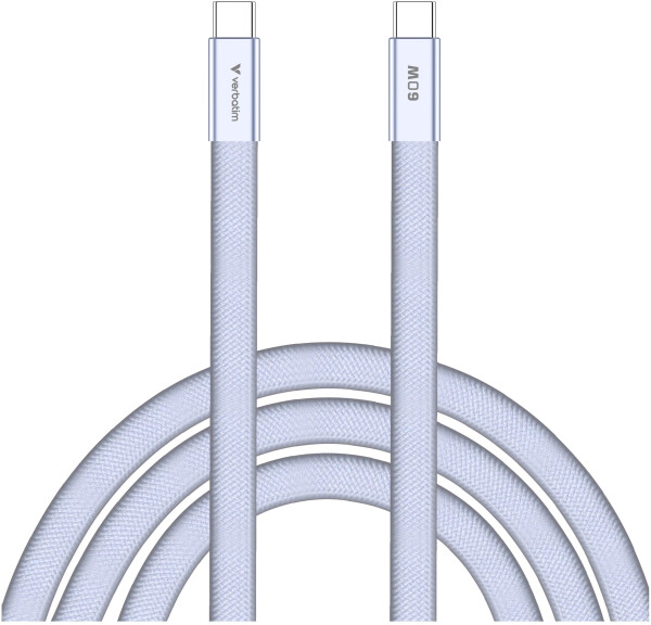 Verbatim Sync & Charge USB-C auf USB-C 60W 120cm, lila (30275)