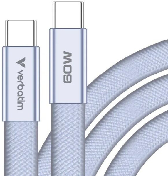 Verbatim Sync & Charge USB-C auf USB-C 60W 120cm, lila (30275), Bild 2