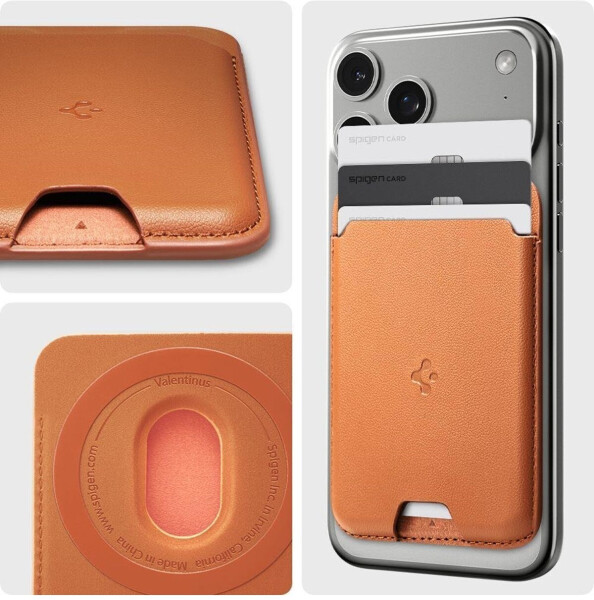 Spigen Valentinus MagFit MagSafe Kartenetui, 3 Karten, für iPhone 17-12 (AFA11339), Bild 5