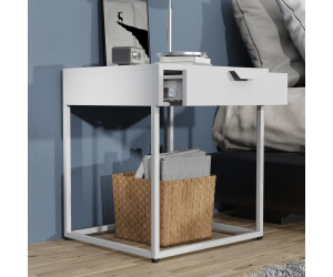 VCM Flokas S Nachttisch mit Schublade, Metall, weiß ab 55,59 € (Oktober 2026)