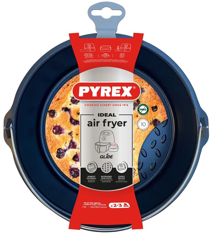 Pyrex Airfryer Auflaufform rund, Metall, antihaft, 20cm, 1,6L (AF20DR6) ab 10,90 € (Oktober 2026)