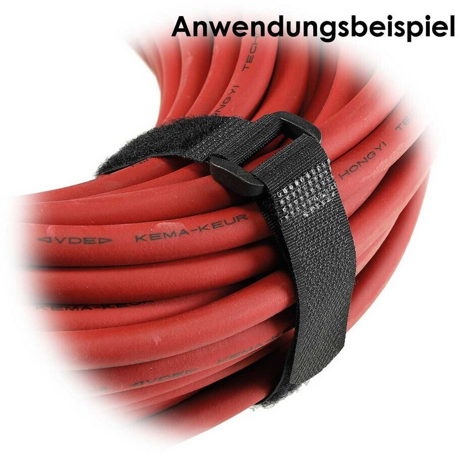 FELIXLEO Klettband Klettband 20mm 10m Kabelbinder Mit Schnallen Schwarz 1 St S0ufz07g