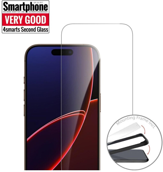 4smarts Second Glass Displayschutzglas mit Montagerahmen für iPhone 17 Pro Max (541549), Bild 2