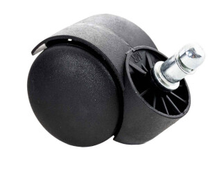 NEUWERTIG] B-Ware Hjh Office Hartbodenrollen Stuhlrollen 11mm 75mm Schwarz Transparent 5er Pack 90165388