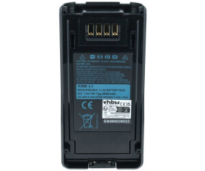 2 Batterie Kenwood TK-3000T/M2/M E TK-3501 | 1000mAh 7,4V Li-Ion | Con Cover E Clip Cintura | Sostituisce KNB-63L/65L